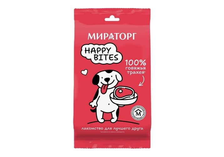 Лакомство для собак МИРАТОРГ Трахея говяжья 60г