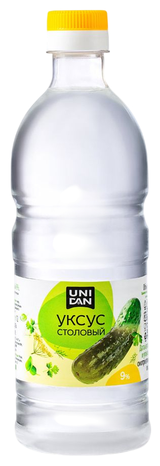 Уксус столовый УНИ ДЕН 9% пэт 500мл