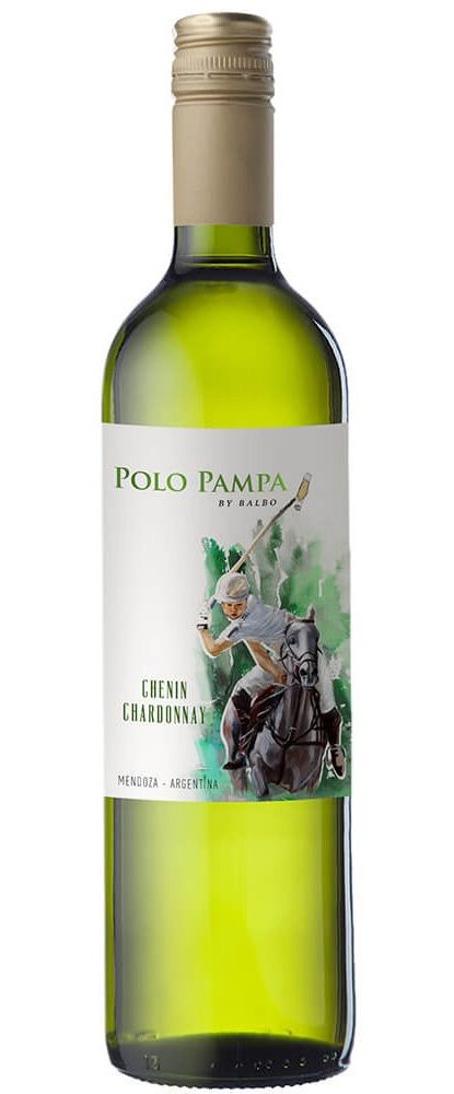 Вино ПОЛО ПАМПА Шардоне Шенен белое п/сух 12% ст/б 0.75л
