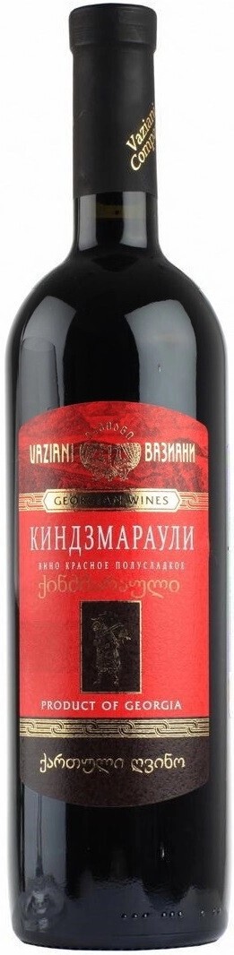 Вино ВАЗИАНИ Киндзмараули красное п/сл 11% ст/б 0.75л