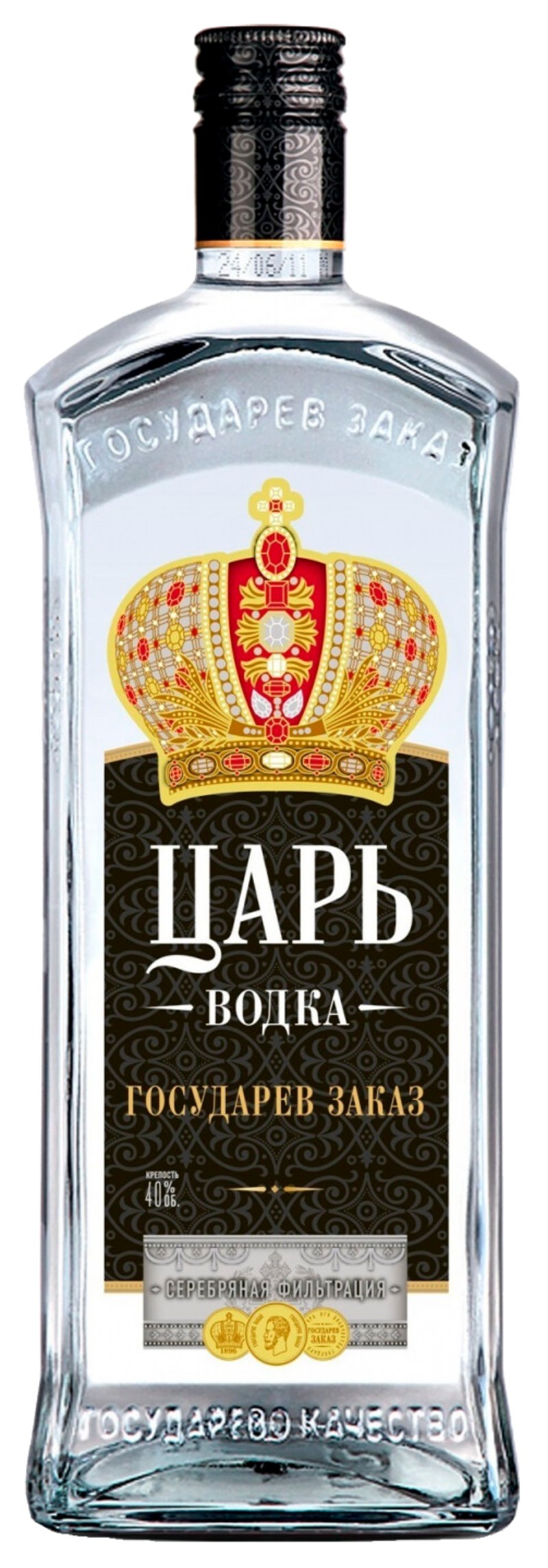 Водка ЦАРЬ 40% ст/б 0.25л