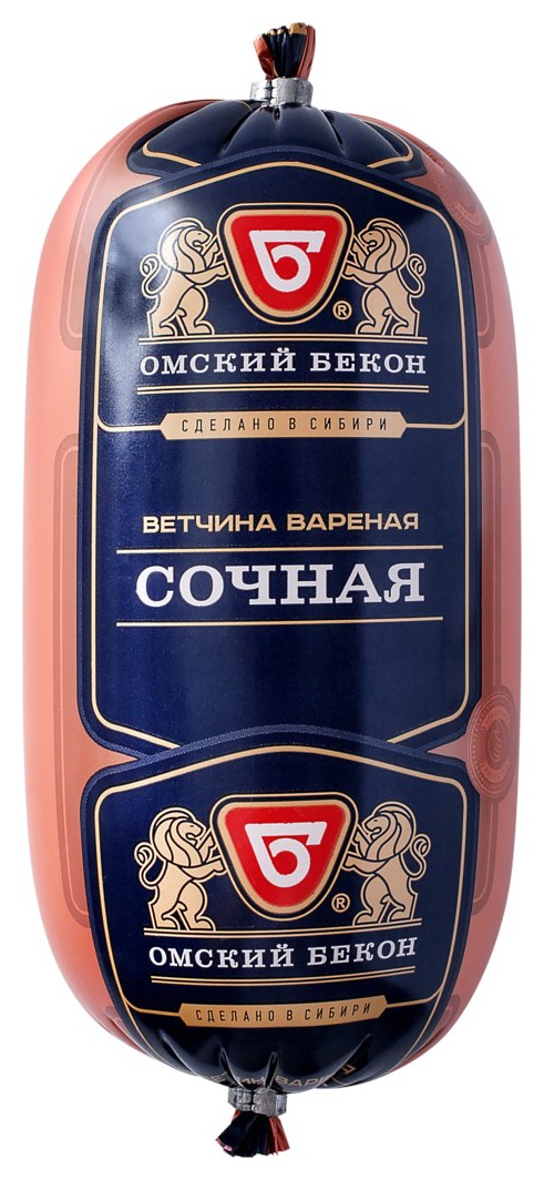 Ветчина ОМСКИЙ БЕКОН Сочная 500г