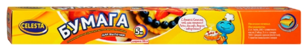 Бумага для выпечки СЕЛЕСТА 5м карт/уп