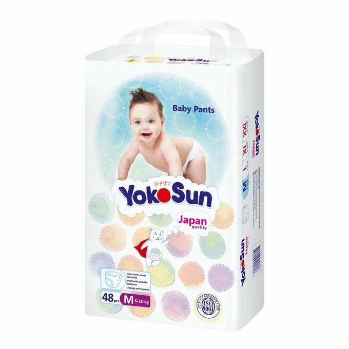 Подгузники-трусики ЙОКОСАН М 6-10кг 48шт