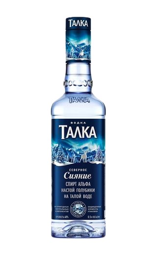 Водка ТАЛКА Северное сияние 40% ст/б 0.5л