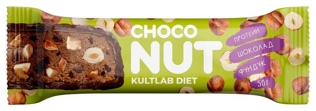 Батончик КУЛЬТЛАБ Шоконат фундук 50г
