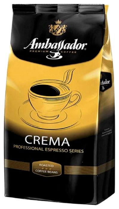 Кофе АМБАССАДОР Платинум Крема зерно 200г