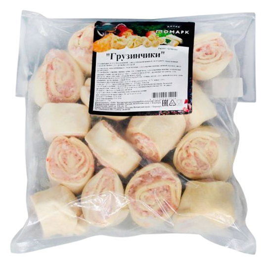 Струдели ПОМАРК Грузинчики мясные 1000г