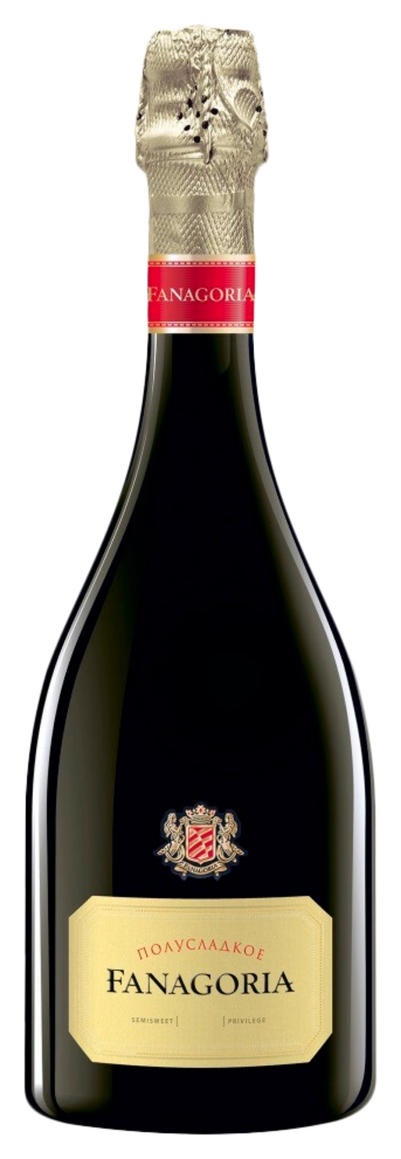 Игристое вино ФАНАГОРИЯ Таманский полуостров белое п/сл 11-13% ст/б 0.75л