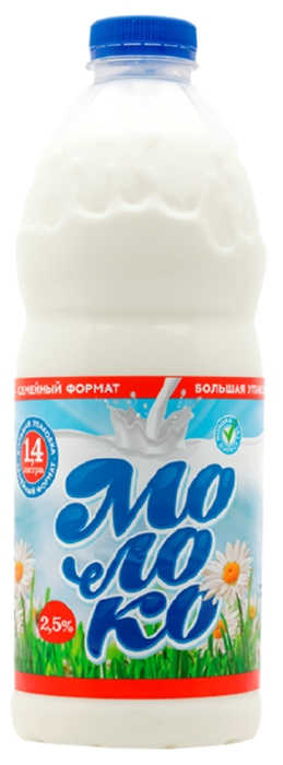 Молоко ТОМСКОЕ МОЛОКО пастер бзмж 2.5% пэт 1400г