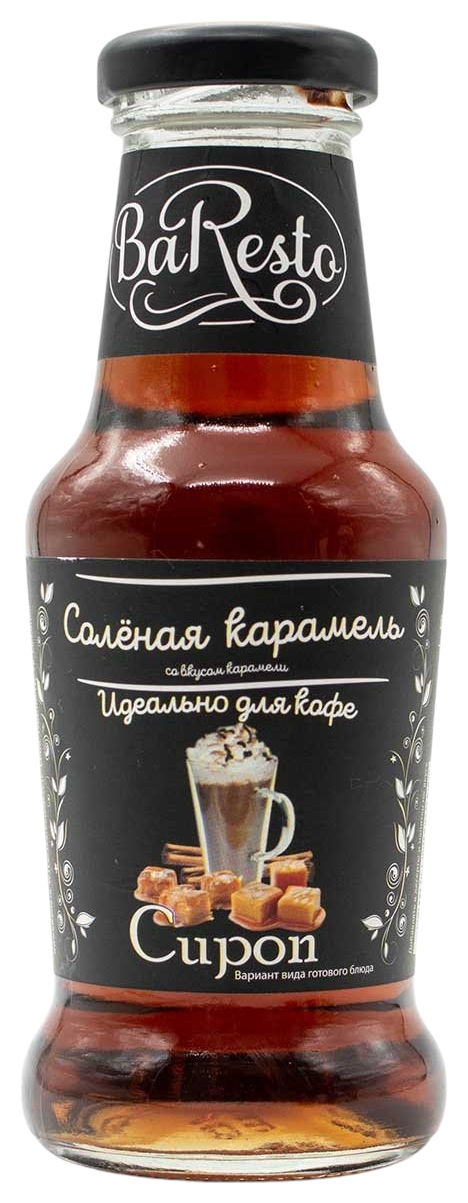 Сироп БАРЕСТО Соленая карамель ст/б 300г