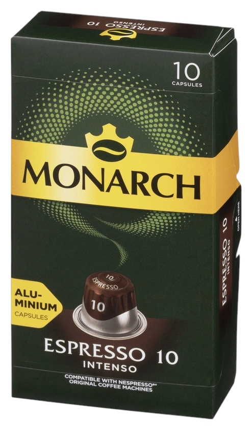 Кофе МОНАРХ Эспрессо 10 Интенсо 10шт 52г