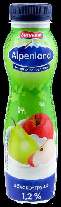 Йогуртовый напиток АЛЬПЕНЛАНД яблоко груша бзмж 1.2% 290г