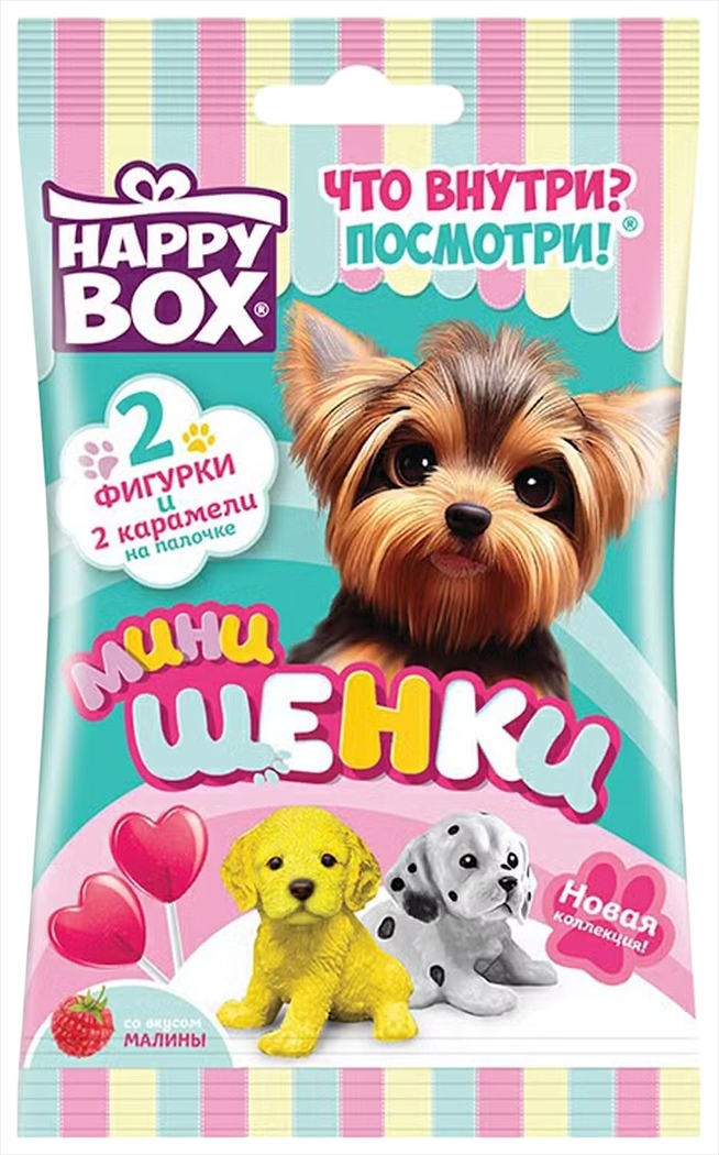 Карамель СЛАДКАЯ СКАЗКА Хэппи бокс мини щенки 20г