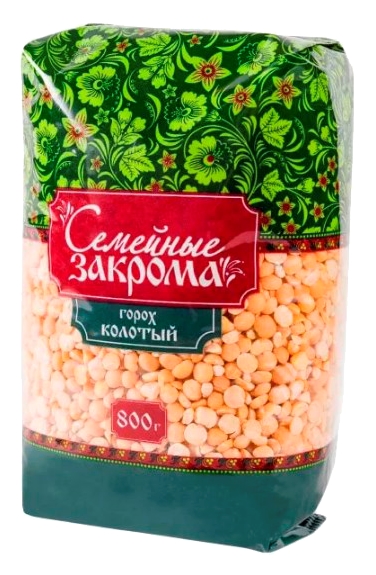 Горох СЕМЕЙНЫЕ ЗАКРОМА колотый м/у 1500г