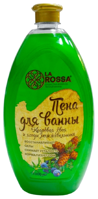 Пена для ванн ЛА РОССА Кедровая хвоя и ягоды можжевельника 1000мл