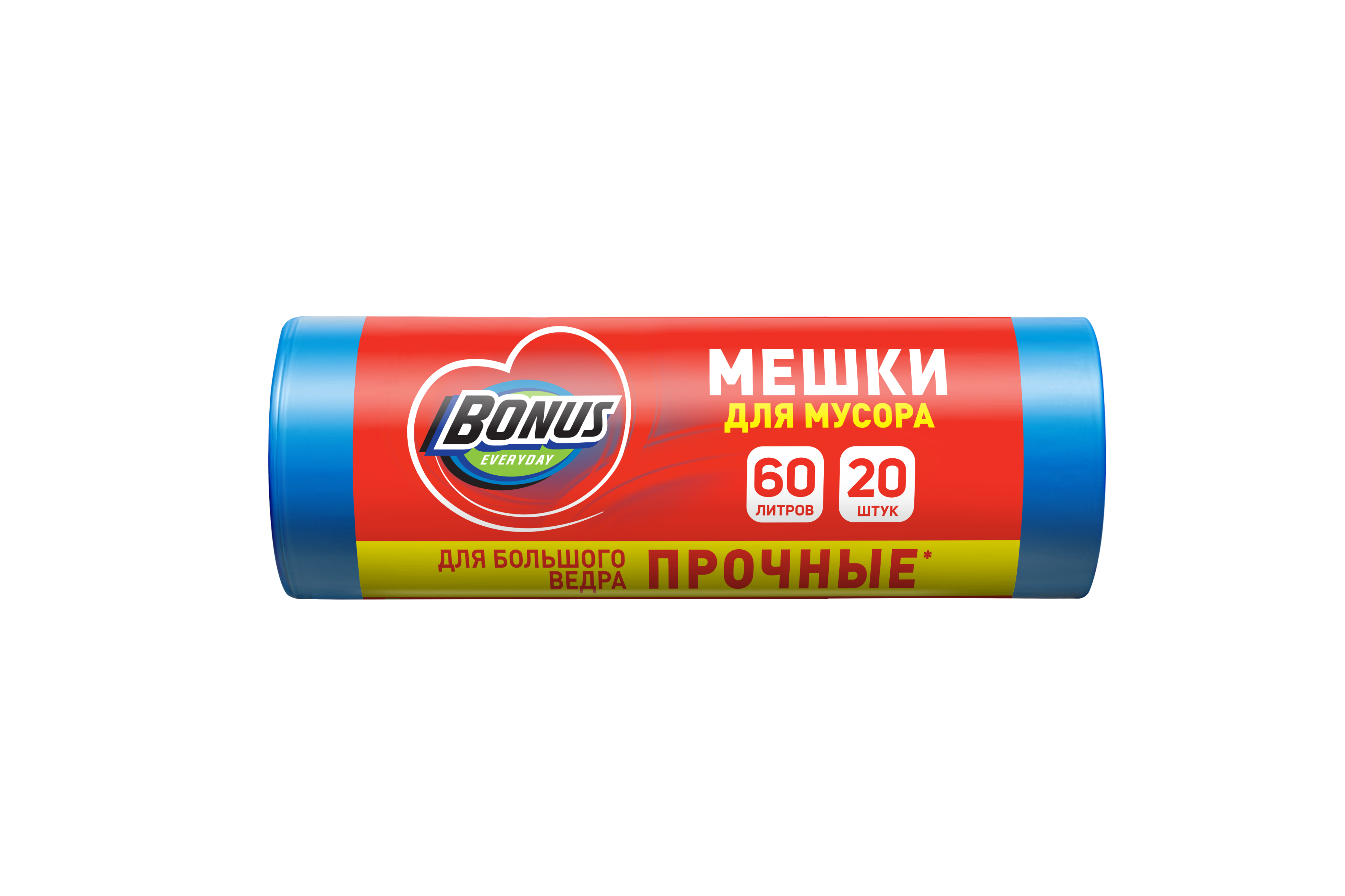 Пакеты для мусора БОНУС 60*80см 60л 20шт