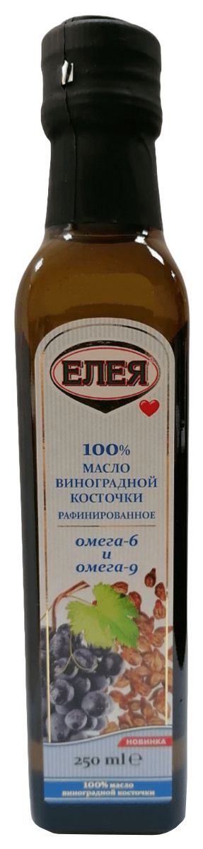 Масло ЕЛЕЯ из виноградных косточек рафинированное ст/б 250мл
