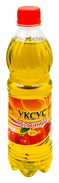 Уксус яблочный СИБИРСКИЙ УКСУС красный 6% пэт 500мл