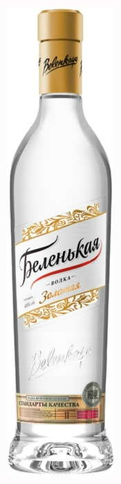 Водка БЕЛЕНЬКАЯ Золотая 40% 0.5л