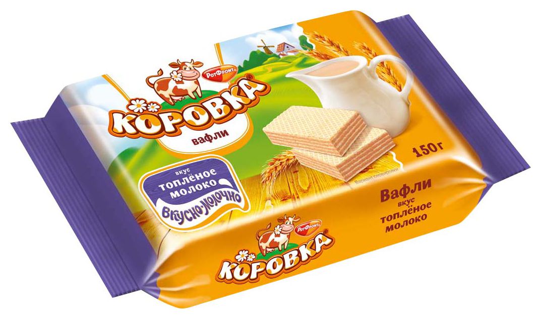 Вафли КОРОВКА Топленое молоко 150г