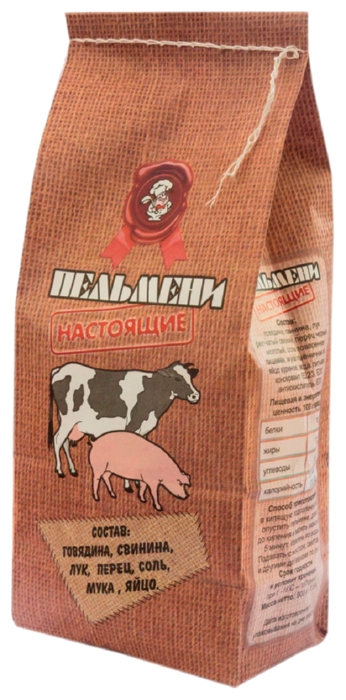 Пельмени ДОМАШНИЙ ПОВАР Настоящие 900г