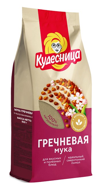 Мука КУДЕСНИЦА гречневая м/у 500г