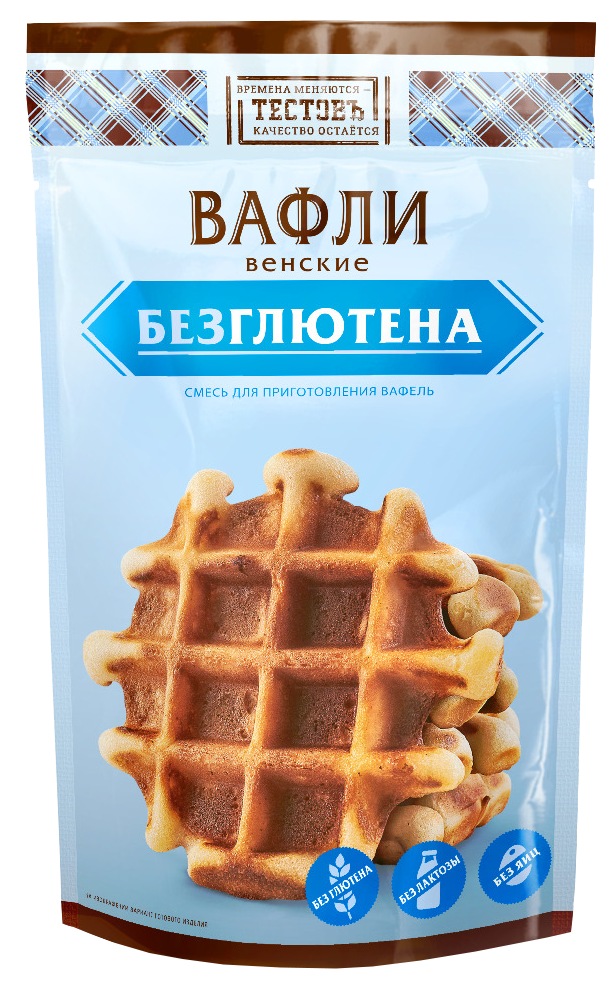 Смесь ТЕСТОВЪ Вафли Венские без глютена 200г