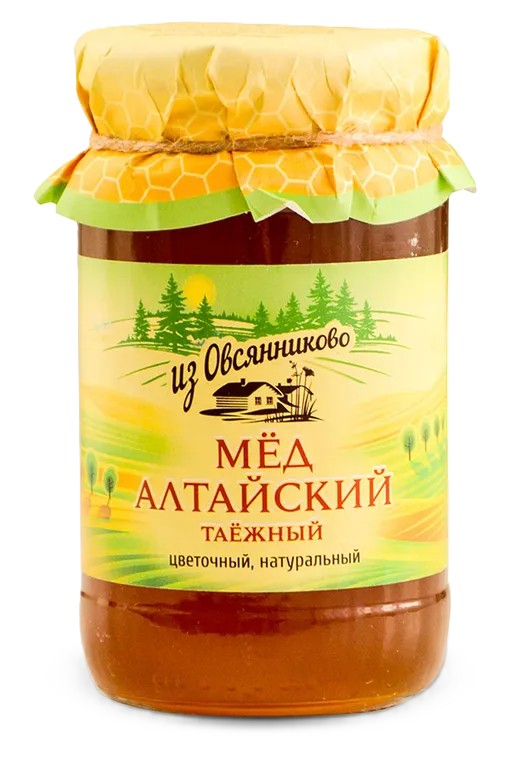 Мед ИЗ ОВСЯННИКОВО натуральный таежный 500г