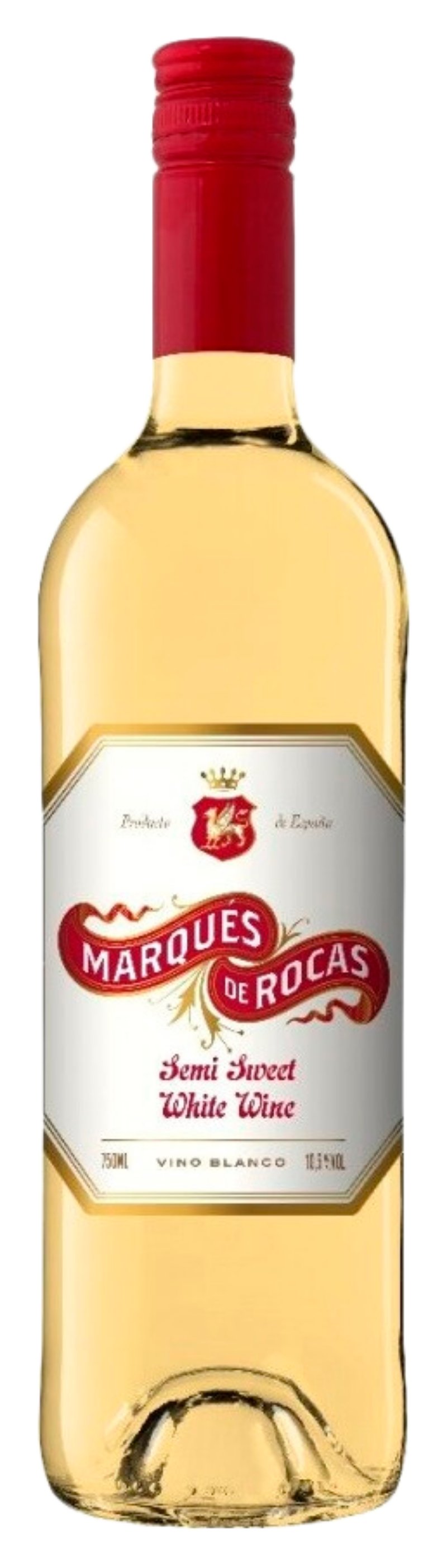Вино МАРКЕС де РОКАС белое п/сл 10.5-12% ст/б 0.75л