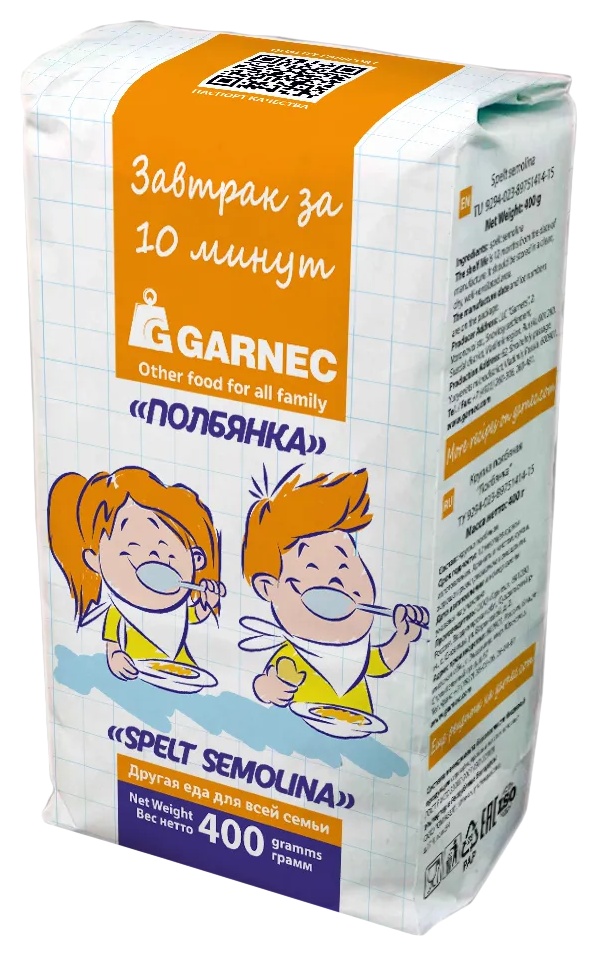 Крупа ГАРНЕЦ Полбянка м/у 400г