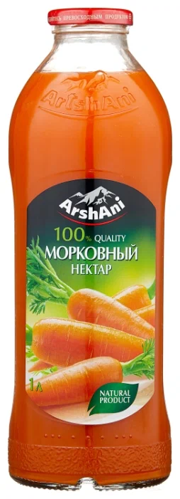 Нектар АРШАНИ морковный с мякотью ст/б 1л