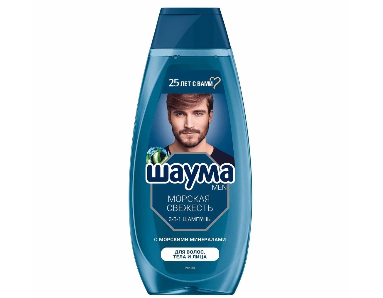 Шампунь ШАУМА Мен Морская свежесть 3в1 370мл