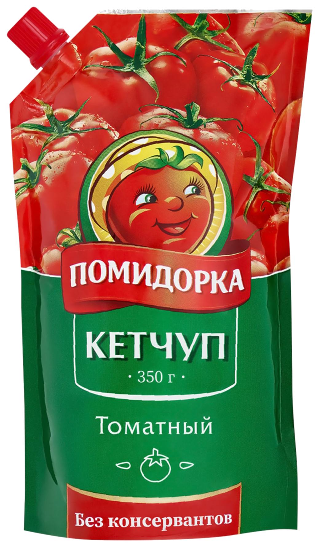 Кетчуп ПОМИДОРКА томатный д/пак 350г