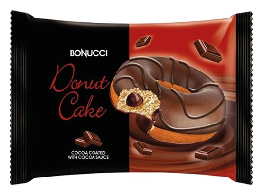 Пирожное БОНУЧЧИ Донат с какао 40г