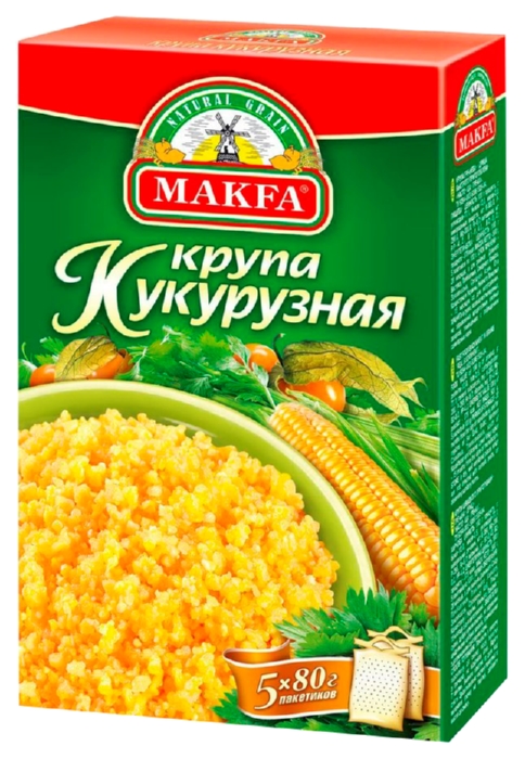 Кукурузная крупа МАКФА карт/уп 400г