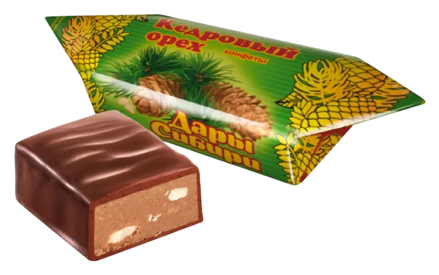 Конфеты НШФ Дары Сибири Кедровый орех весовые