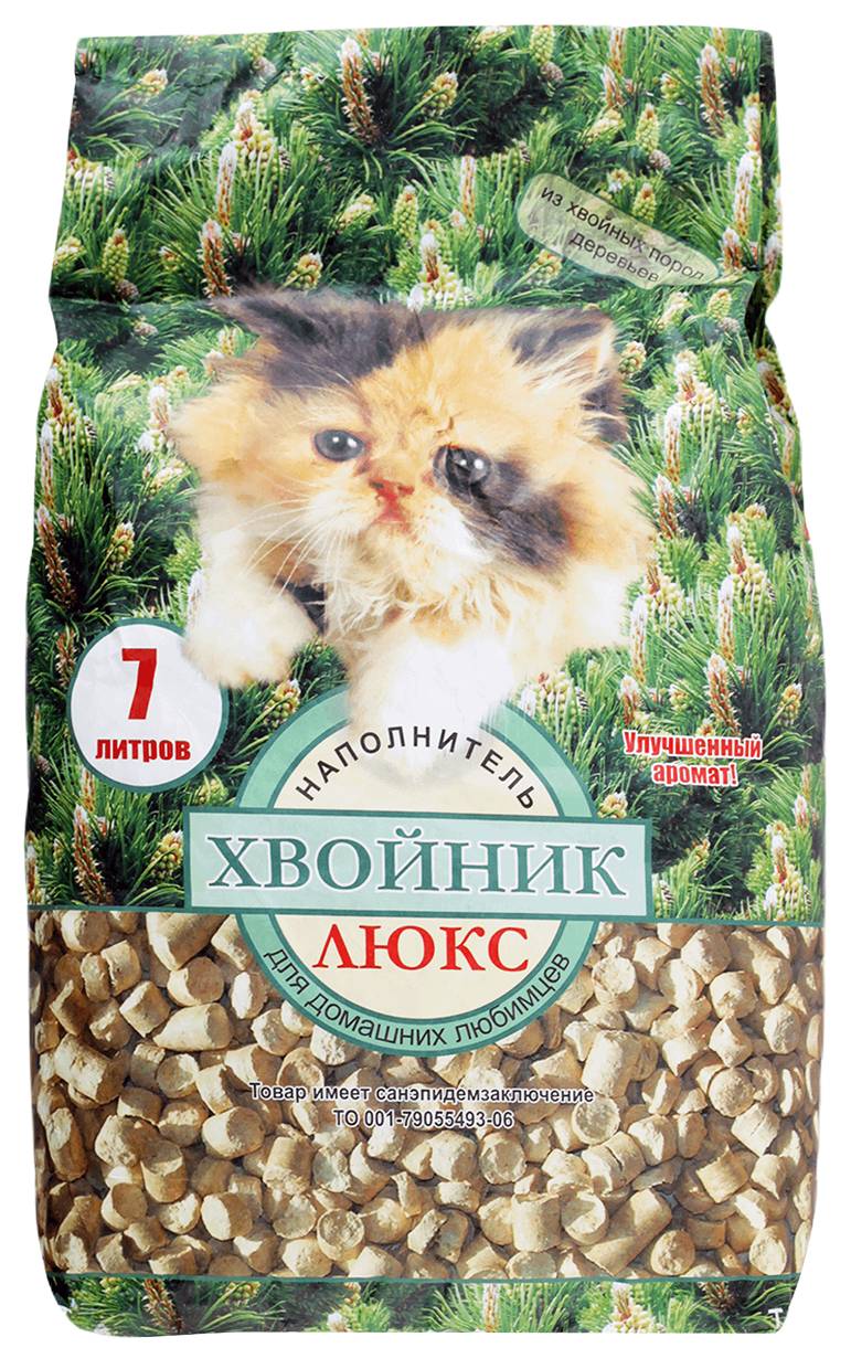 Наполнитель для туалета ХВОЙНИК Люкс 7л