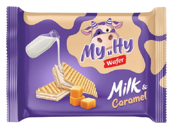 Вафли СЛАДОНЕЖ Му и Ну карамельные 70г