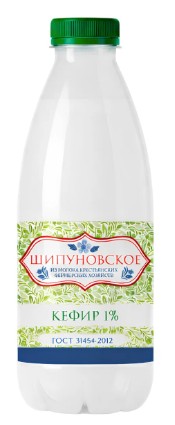 Кефир ШИПУНОВСКОЕ бзмж 1.0% 930г