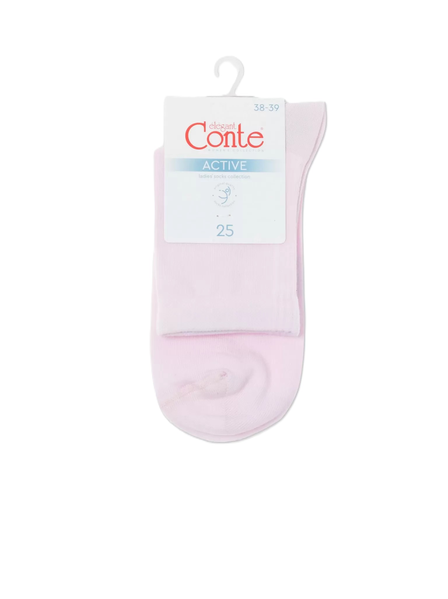 Носки женские КОНТЕ Актив светло-розовые р.25-27 арт.24С-11СП