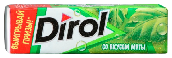 Жевательная резинка ДИРОЛ Мята 13.6г