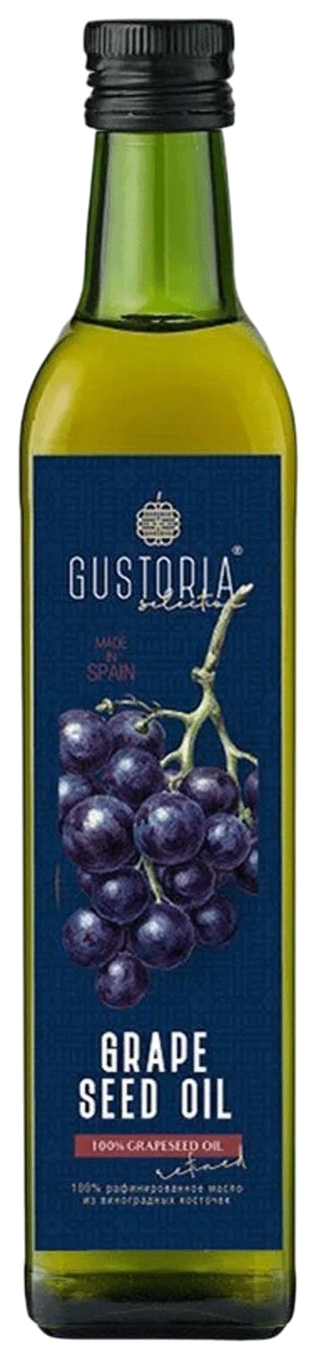 Масло ГУСТОРИЯ из виноградных косточек рафинированное ст/б 500мл