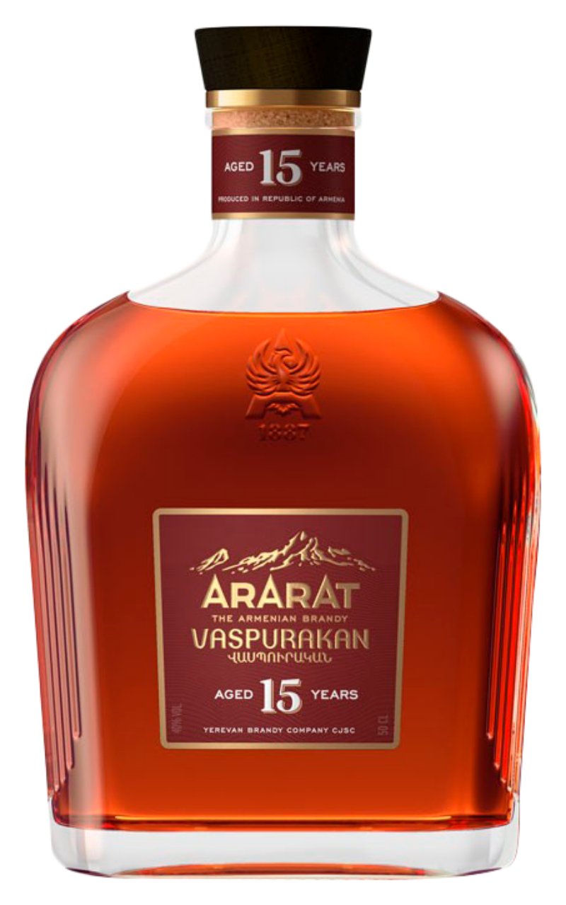 Коньяк АРАРАТ Васпуракан 15 лет 40% ПК 0.5л