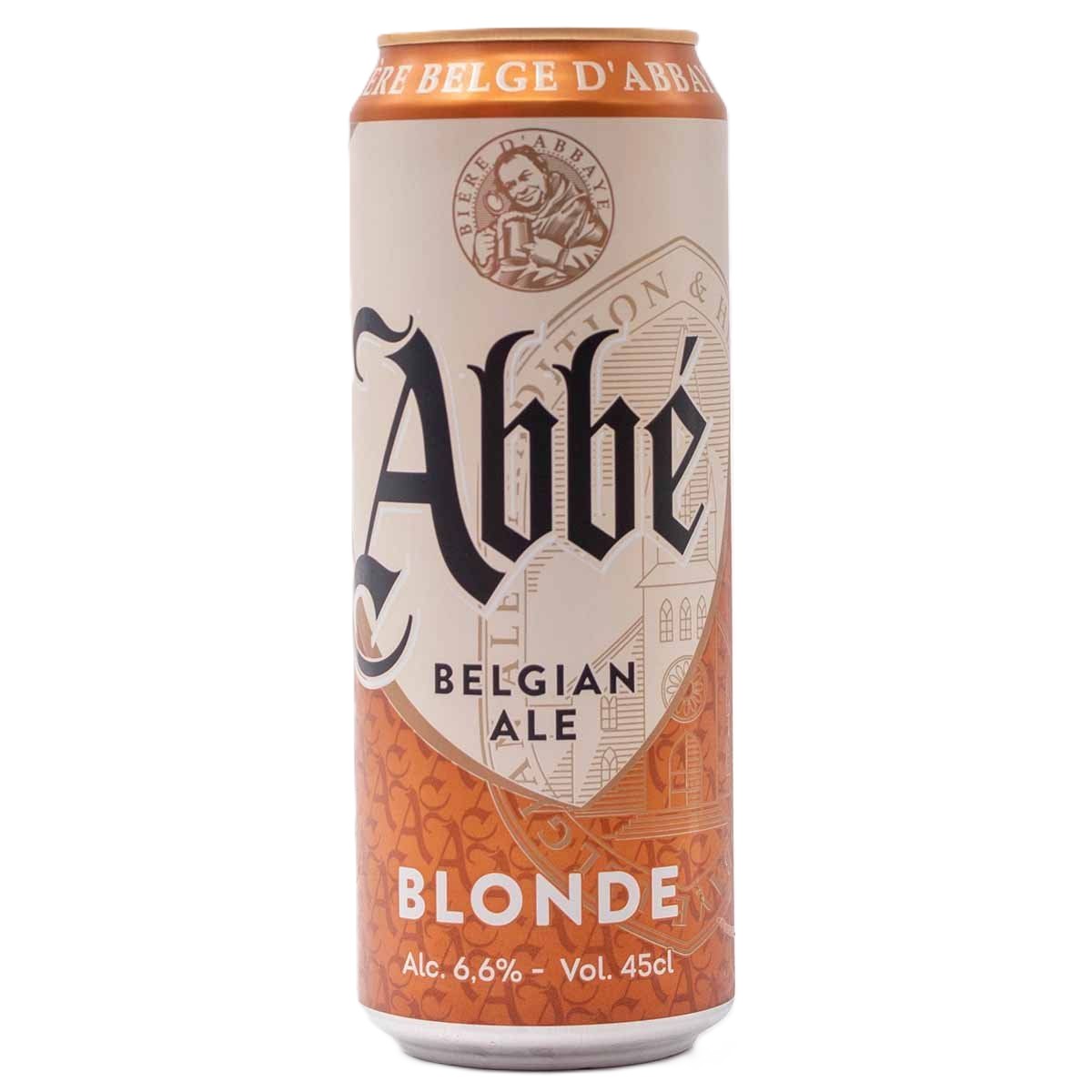 Пиво АББЕ Блонд светлое 6.6% ж/б 0.45л