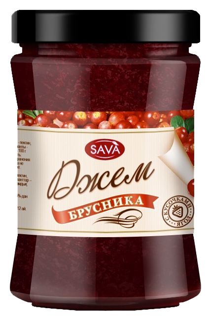 Джем САВА брусника ст/б 300г