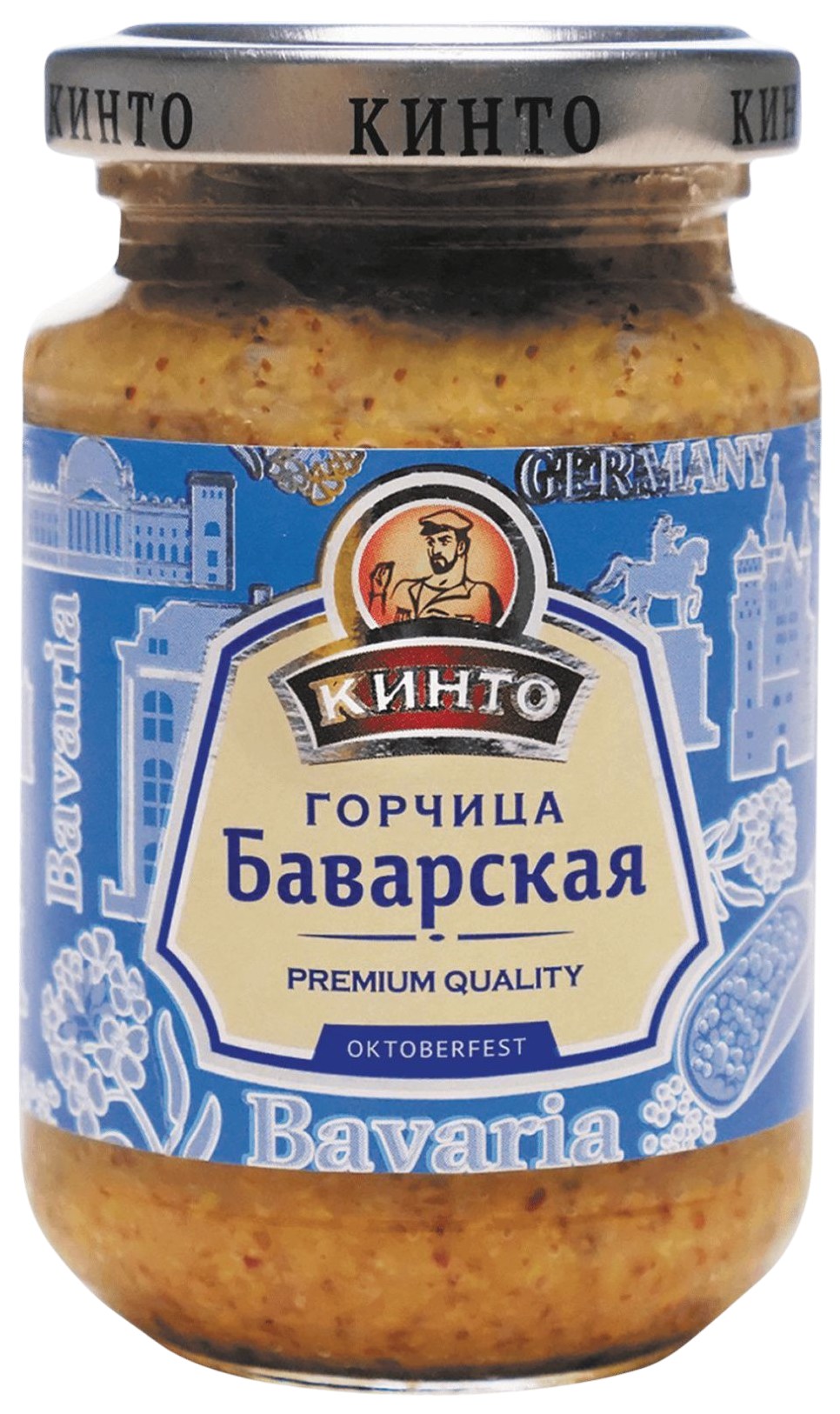 Горчица КИНТО Баварская Октоберфест ст/б 170мл