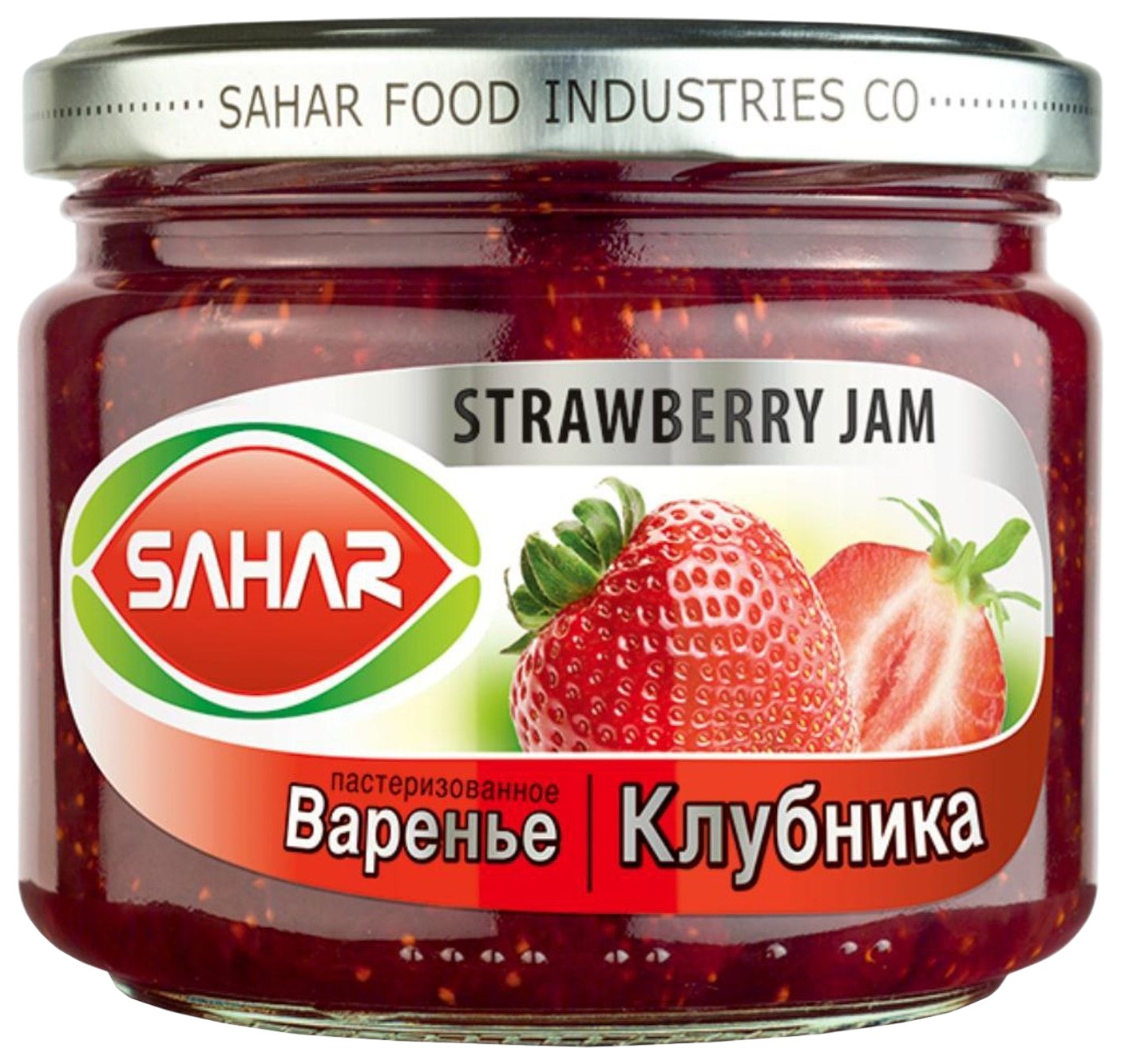 Варенье САХАР клубника ст/б 390г