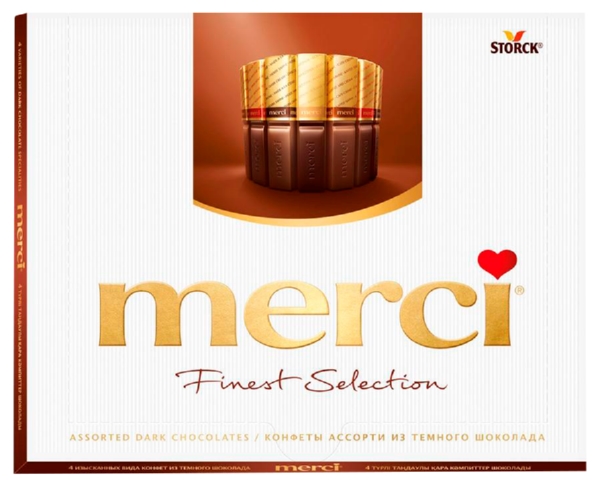 Набор конфет МЕРСИ горький 250г