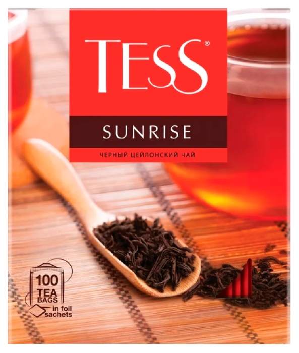 Чай ТЕСС Санрайз черный 100пак